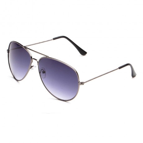 yuksok Women Men Sunglasses Protection 70s Eyewear Metal Frame Retro Style Shades Gray, Adult Unisex, Size: 137mmx136mmx53mm